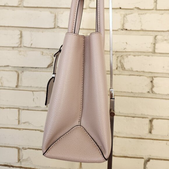 Like New Kate Spade Eva Warm Beige Leather Crossbody Bag Purse - Picture 7 of 13